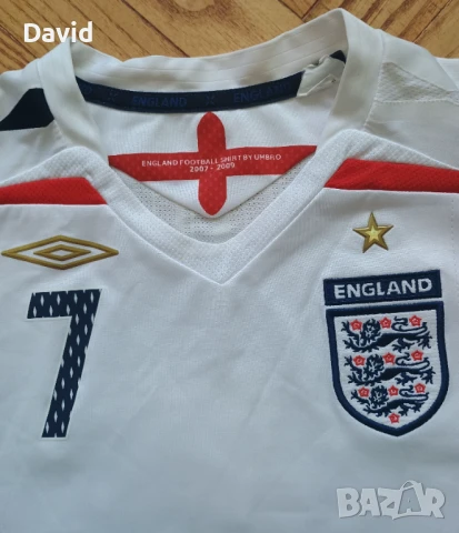 Оригинална фланелка на Англия х Бекъм 07/09, снимка 3 - Футбол - 50550924