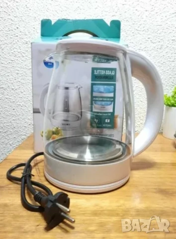 Електрическа кана Voltz, 2200W, 1.7л., Стъкло