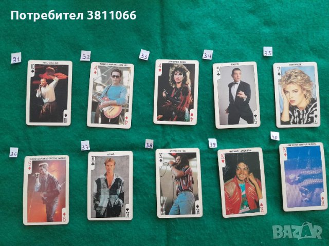RockBubble Gum cards/ Колекционерски карти с рок звезди от 1986, снимка 3 - Колекции - 44810926