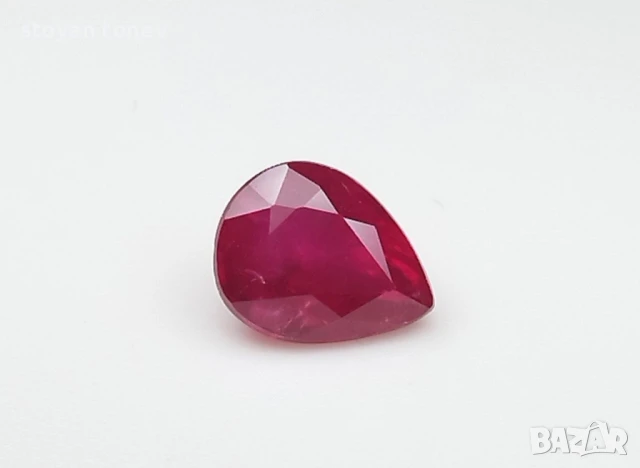 Очарователен ненагряван рубин с красив цвят 1.29кт.! Сертификат! Нов!, снимка 10 - Други - 47553330