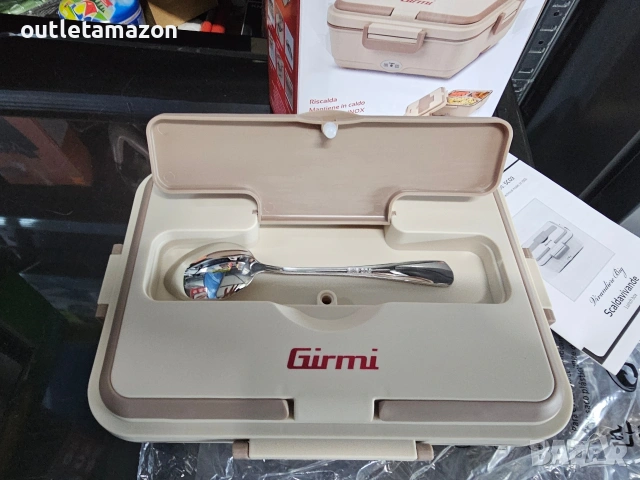 Електрическа затопляща кутия за храна Girmi SC03, 50-60W, 1л, 230V, дръжка за носене,, снимка 7 - Кутии за храна - 53346305
