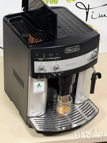Кафемашина кафе автомат delonghi magnifica с гаранция, снимка 6 - Кафемашини - 53753130