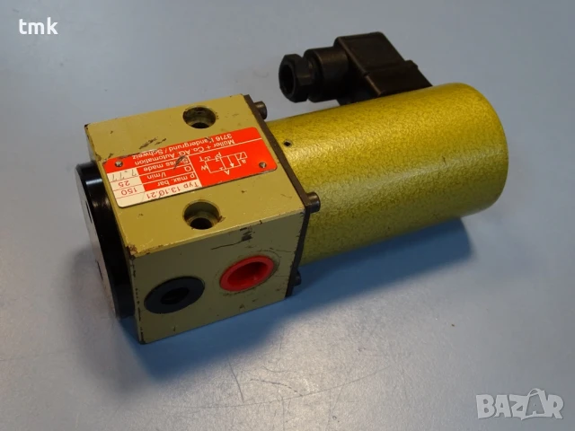 Хидравличен разпределител Muller+Co Typ 13.10.21 Hydraulic valve 24VDC, снимка 6 - Резервни части за машини - 50550549