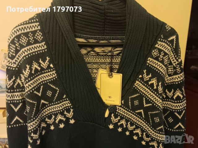 Дамски пуловер Tom Tailor НОВ, снимка 4 - Блузи с дълъг ръкав и пуловери - 53660604