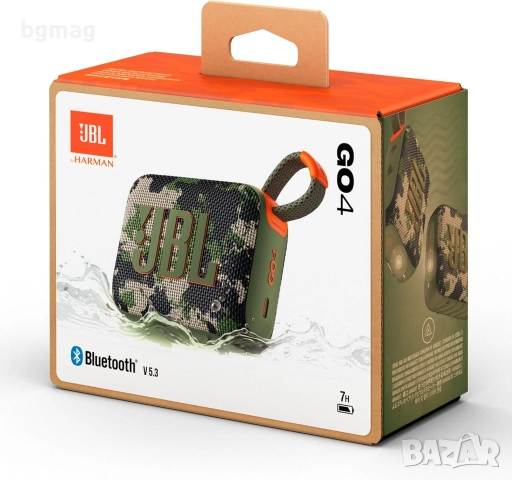 JBL Go 4 безжична Bluetooth тонколонка-камуфлажен цвят , снимка 8 - Bluetooth тонколони - 52107560