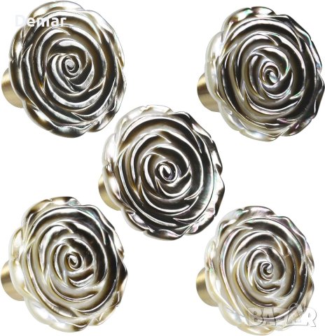 Комплект дръжки за скрин с цветя, снимка 2 - Други стоки за дома - 41887755