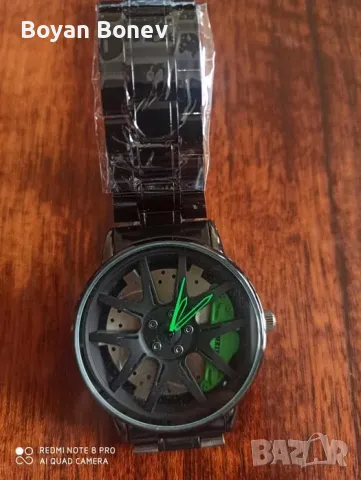 Уникален часовник "джанта и спирачни дискове"! Метална верижка! Нови!, снимка 4 - Мъжки - 48771665