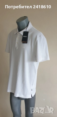 Hugo Boss Palosh 30 Pima Cotton Soft Touch Custom Slim Fit Mens Size XL НОВО! ОРИГИНАЛ! Мъжка Тениск, снимка 6 - Тениски - 53520559