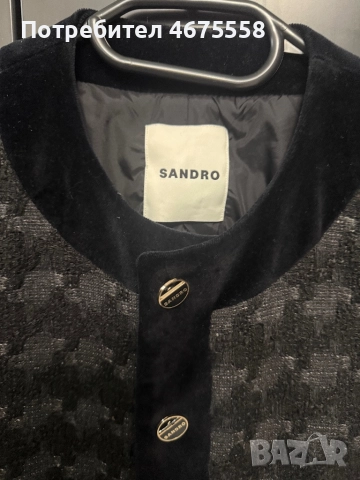 Елегантно сако Sandro, снимка 3 - Сака - 52752328
