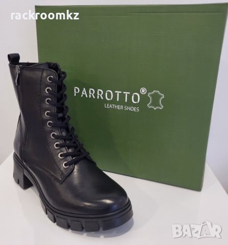 Дамски кожени боти на марката PARROTO модел: VB08-3201 black, снимка 3 - Дамски боти - 42343380