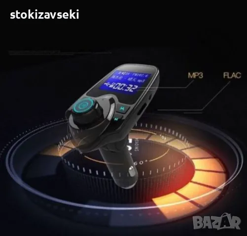 Трансмитер зарядно с МР3 плейър, радио и Bluetooth връзка HF25, снимка 3 - Друга електроника - 48904843