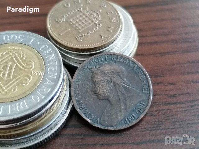 Монета - Великобритания - 1 фартинг | 1899г., снимка 2 - Нумизматика и бонистика - 36085015