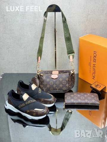 Louis Vuitton ⚜️ Обувки Чанти Портмонета , снимка 8 - Дамски ежедневни обувки - 53136377