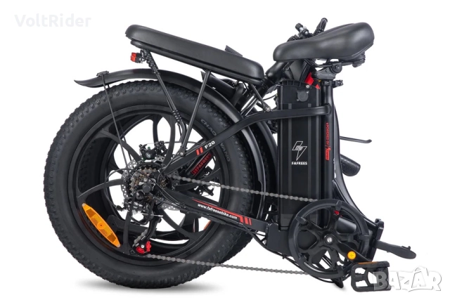 Сгъваемо електрическо колело FAFREES F20+ 450W 36V 20Ah, снимка 7 - Велосипеди - 51382176