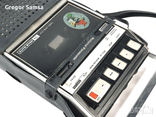 Касетофон Диктофон NATIONAL PANASONIC RQ-413S от 1970-те Ретро Буумбокс, снимка 2 - Радиокасетофони, транзистори - 53166623