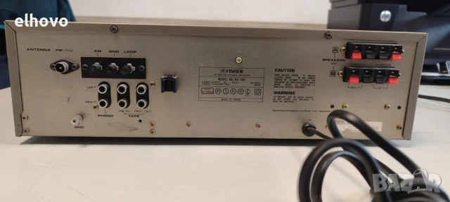Ресивър Fisher RS-140, снимка 3 - Ресийвъри, усилватели, смесителни пултове - 53281510