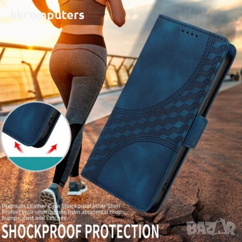 Honor Magic7 Lite 5G Rhombus Texture Magnetic Wallet Кожен Калъф и Протектор, снимка 11 - Калъфи, кейсове - 52623865