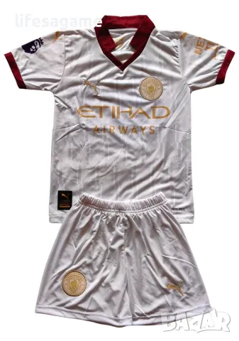 Детско - юношески футболен екип Манчестър Сити Холанд Manchester City Haaland , снимка 2 - Детски комплекти - 49593076