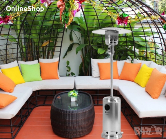 Външна отоплителна печка тип гъба на газ, 13 kW , снимка 11 - Отоплителни печки - 47662628