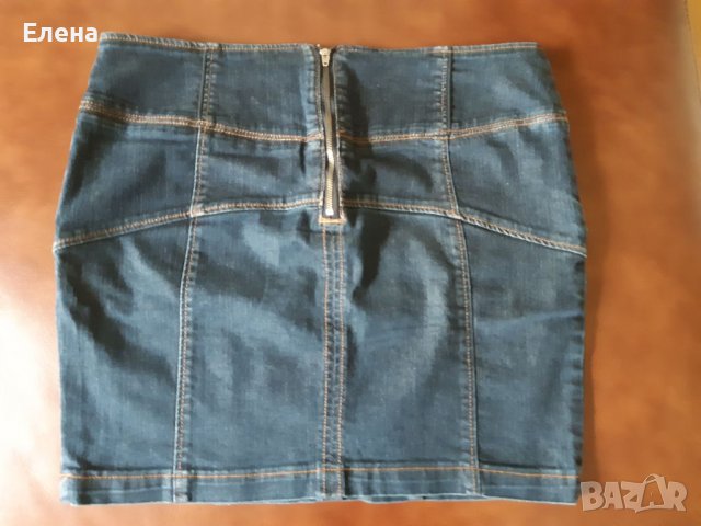 Дънкова пола, снимка 2 - Поли - 39849081