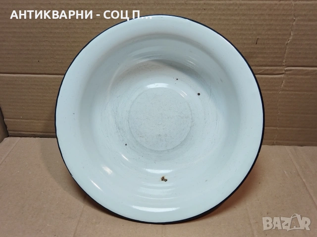 Стара Соц Руска Емайлирана Купа, Легенче / НОМЕР 1535., снимка 3 - Антикварни и старинни предмети - 53660845