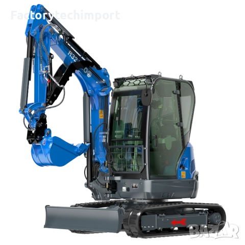 Мини багер Rippa R32 Pro 3.2 т KUBOTA (4 цилиндъра)+ Климатик 