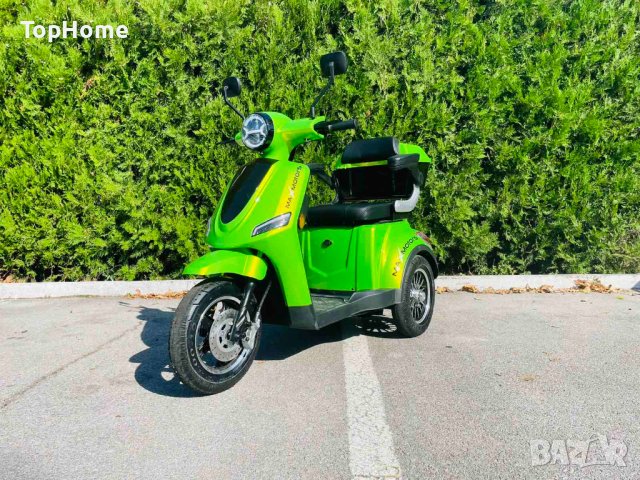 Електрическа Триколка FM1 1500W Зелена, снимка 10 - Мотоциклети и мототехника - 42278218