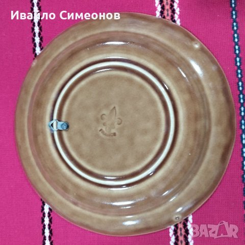 Сувенири от соца, стъкло, мрамор, кама нож, медно пано, керамика, снимка 4 - Декорация за дома - 38745836