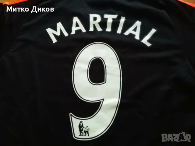 Манчестър Юнайтед футболна тениска  Адидас №9 Martial размер Л реален, снимка 10 - Футбол - 48694462