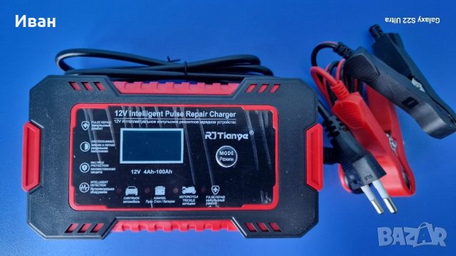 Зарядно за акумулатори 12V , снимка 7 - Аксесоари и консумативи - 41956327
