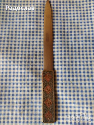 стар  нож за писма Art Deco 