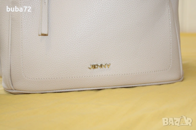 Раница Jenny - бежова, снимка 3 - Раници - 53487646