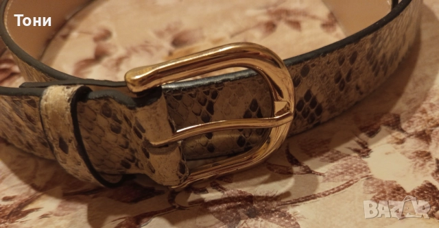 H&M Нов Красив Дамски Кожен Колан М/115см., снимка 12 - Колани - 52684500