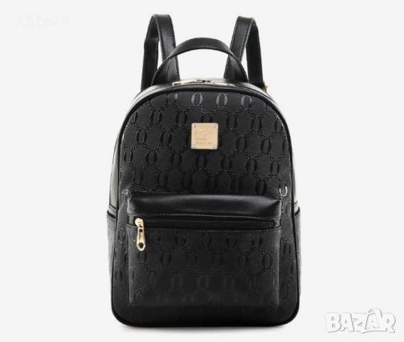 Комплект раница и 3 чантички / Цвят: Черен, снимка 8 - Раници - 52449538