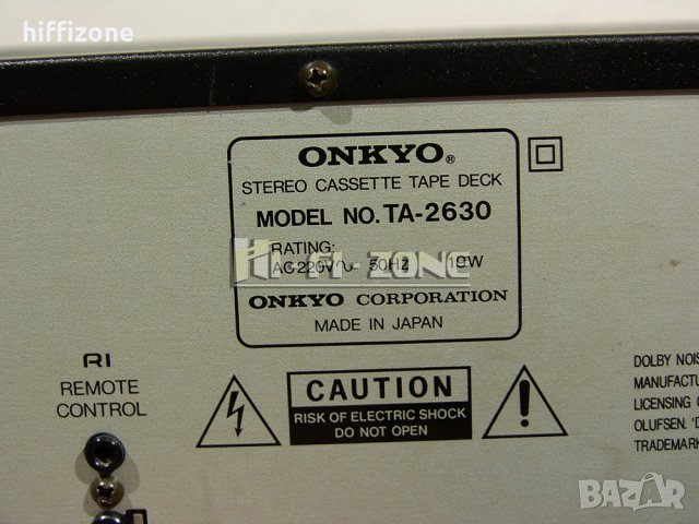 ДЕК  Onkyo ta-2630 , снимка 8 - Декове - 40247750