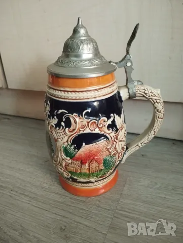 стара халба за бира, снимка 2 - Други ценни предмети - 47555659