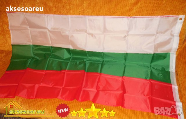 Български знамена българско национално знаме трибагреник флаг шито от полиестерна коприна подарък но, снимка 5 - Градински мебели, декорация  - 41385121