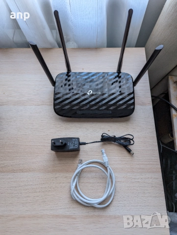Wi-Fi рутер Tp-Link Archer C6 V2 | Гигабитов | 2.4GHz/5GHz | Като нов, снимка 2 - Рутери - 52919447