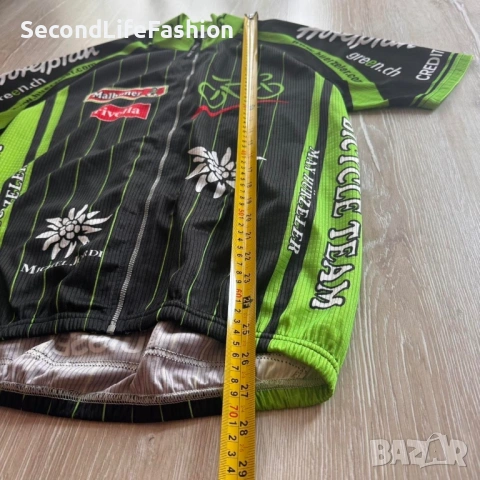 Мъжка колоездачна фланелка Michel Jordi Bicycle Team Max Hürzeler, размер L, вело тениска , снимка 4 - Спортни дрехи, екипи - 53278567