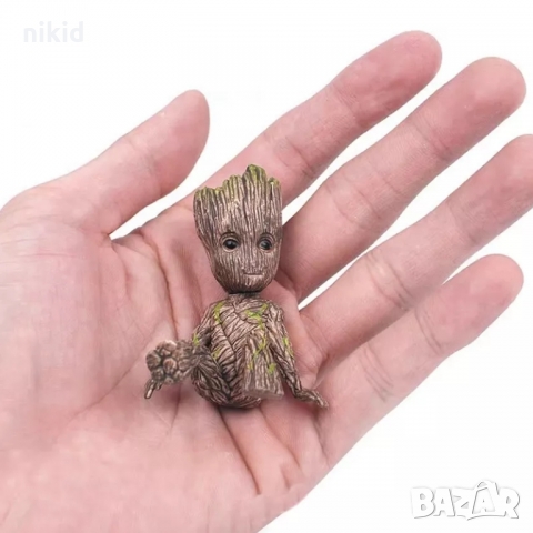 Пазители на Галактиката Marvel Guardians of the Galaxy Groot Груут пластмасова фигурка играчка торта, снимка 5 - Фигурки - 33456511
