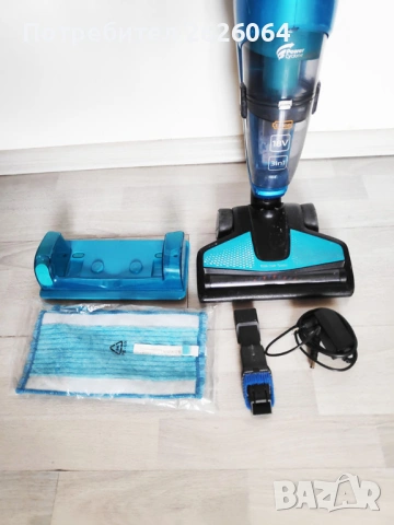 Вертикална прахосмукачка и моп PHILIPS PowerPro Aqua 3 in 1 , снимка 2 - Прахосмукачки - 53838449