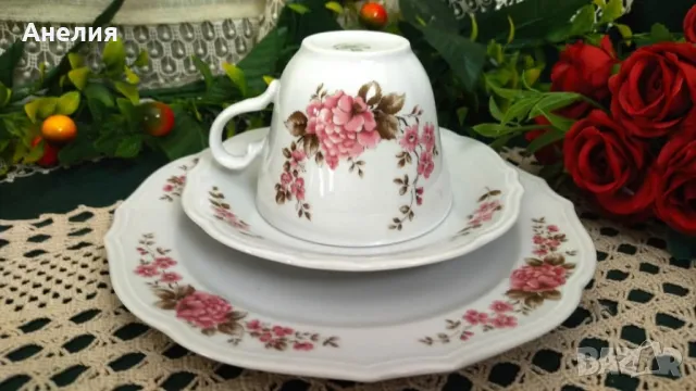 Winterling Bavaria -чудни  сетове с цветя , снимка 4 - Чаши - 49816559