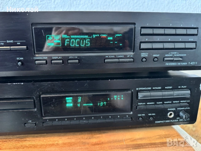 ONKYO DX-7211и T-4211 CD ПЛЕЪР И ТУНЕР, снимка 4 - Ресийвъри, усилватели, смесителни пултове - 53484902