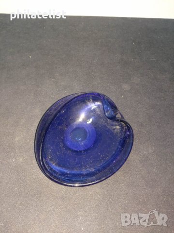 Пепелник - Синьо стъкло №3