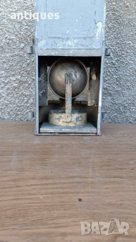 Голям стар нафтов корабен фенер - Made in Poland- 1960 година, снимка 9 - Антикварни и старинни предмети - 41312823