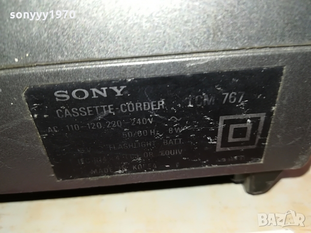 SONY TCM-767 1103221139, снимка 16 - Радиокасетофони, транзистори - 36066961