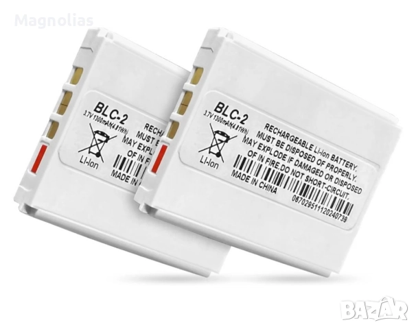 Батерия за NOKIA BLC-2 3310 3330 3410 3510 5510 6800 6810, снимка 3 - Nokia - 52216945