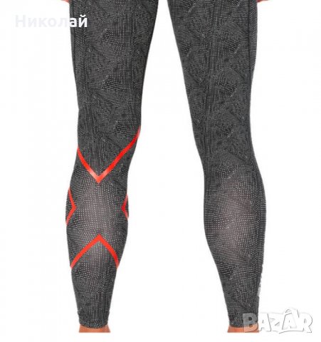 2XU Mid-Rise Print Compression Women's Tights UPF50+ sun protection, снимка 16 - Клинове - 33898551