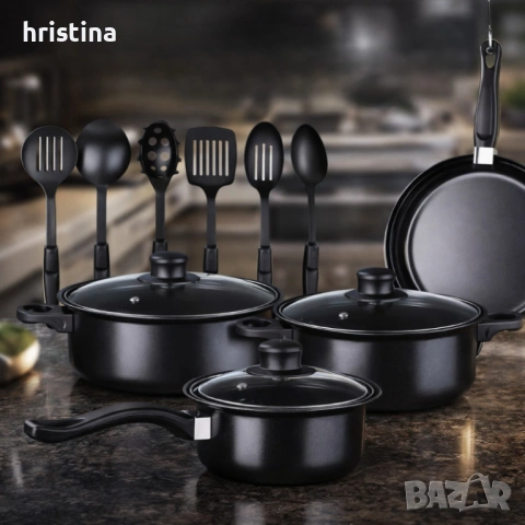 Съдове за готвене с незалепващо покрите