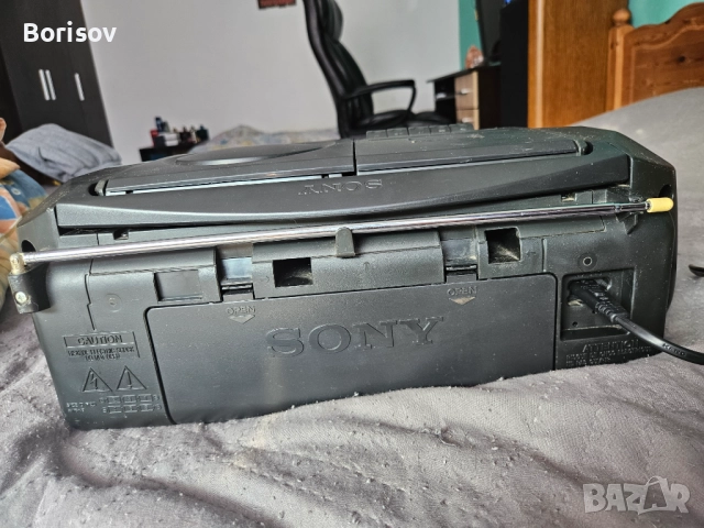 SONY радиокасетофон със CD, снимка 5 - Радиокасетофони, транзистори - 52255216